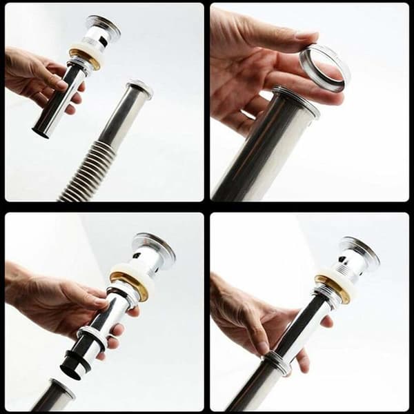 Expandable PVC Flexible Hose Connection, Flexible Drain Pipe, Universal Expandable Sink Drain/Deodorant