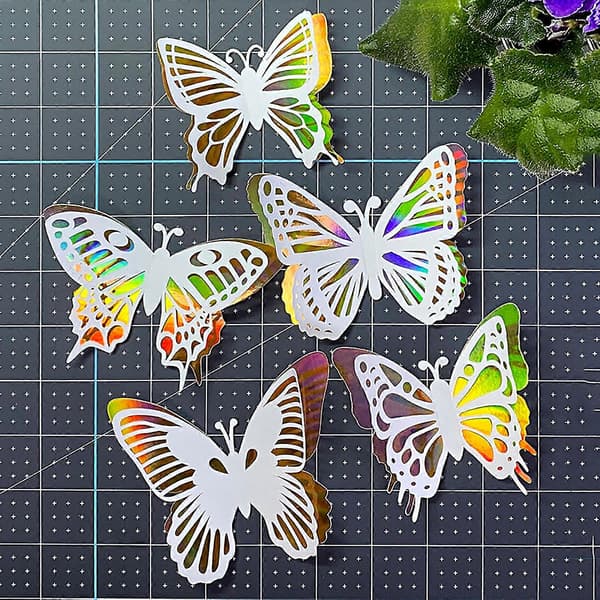 2-lags sommerfuglskærestanser DIY-stempler Håndværk Scrapbooking Fotoalbum
