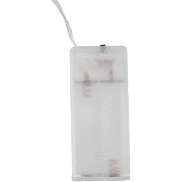 Rosegull LED-lyslenke Vanntett lyslenke Batteridrevne hule blader for hjemmefest uteplass hage bryllup