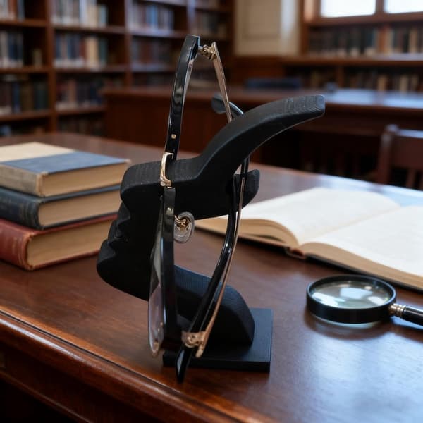 Eyeglass Stand - Eyeglass Holder - Decorative Eyeglass Stand & Desk Organizer - Unique Eyeglass Display
