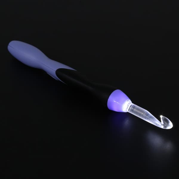 USB-oppladbart LED-heklenålsett med utskiftbare tupper 2,5-6,5 mm