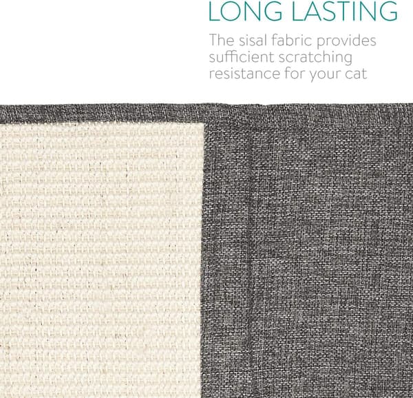 Kattekløsemåtte - 50 x 60 cm Venstre sidebeskyttelse sofa møbler gulv - sisal og linnedmåtte egnet til killing hund
