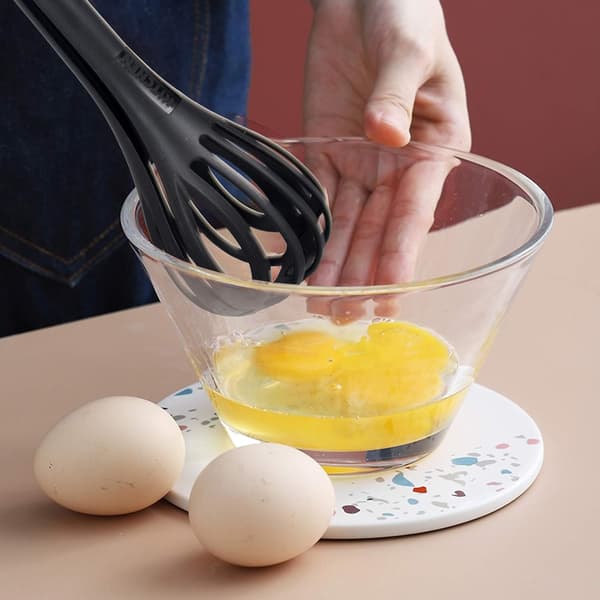 Eggtang, matklyper, multifunksjonell eggvisp, manuell eggvisp, kjøkkeneggvisp, matmikser