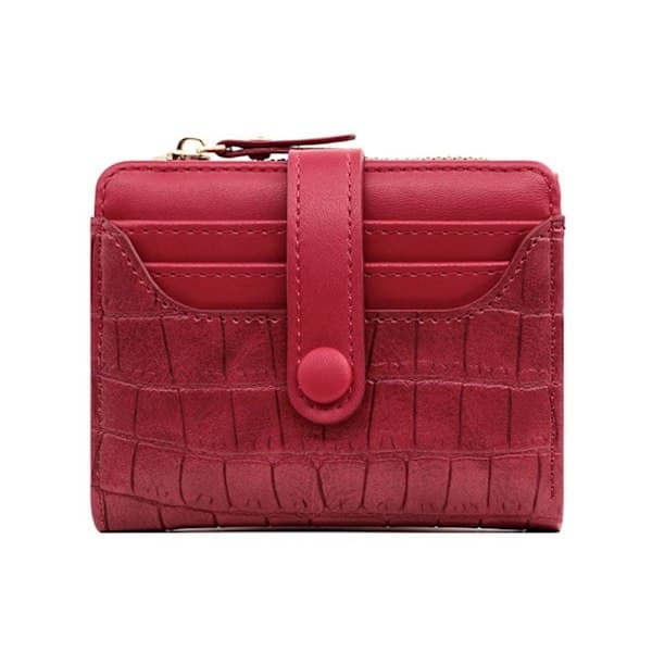 Pieni lompakko Bifold-korttikotelo PUNAINEN-KK1-{HH} Punainen Red