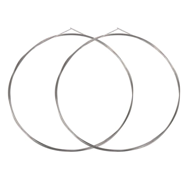 2 x musikktråd 14# 0,03 tommer diameter erstatningsstrenger for pianoreparasjon