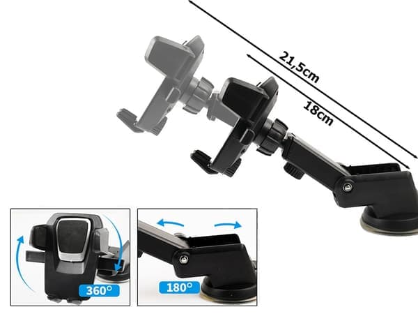 Mobilholder / Bilholder / Holder til Bil - Sugekop