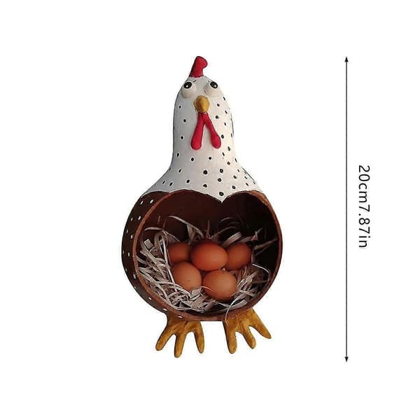 Elegant Farmhouse Egg Storage Jar Egg Storage Convenient Egg Storage Handmade Excellent Collection - In Stock as Shown som visas