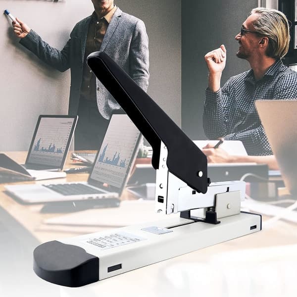 Kraftig stiftemaskin 100 ark kontor manuell stiftemaskin stor stiftemaskin