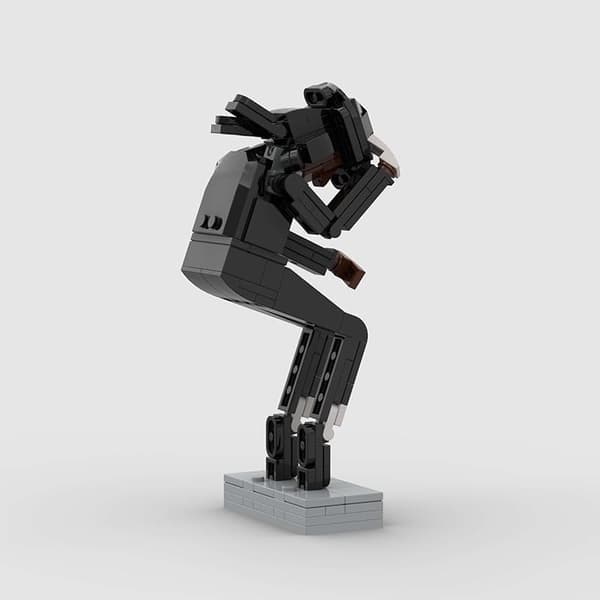 M Jacka Glat Pose Byggeklods Figur Hip Hop Gave Merch til Fødselsdag DIY Mursten Legetøj MOC