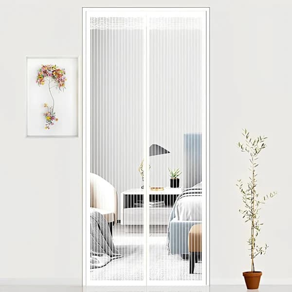 Magnetic fly screen door, insect screen balcony door, fly screen, mosquito net 80*200cm[co]