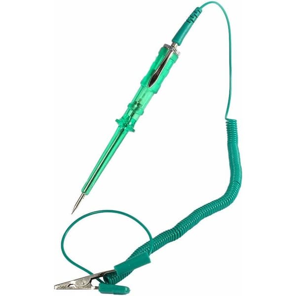 Circuit Pen Circuit Tester DC 6V 12V 24V Car Circuit Tester with Coil Cable and Test Light (Green)