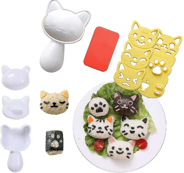 Onigiri-form, Bento-bokstilbehør Bento-bokser for barn Lunsjer Dekor Lunsjboks