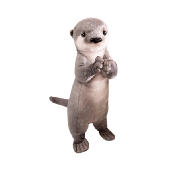 Härlig Realistisk Uppstoppad Djur Plyschleksak Present Utter Otter