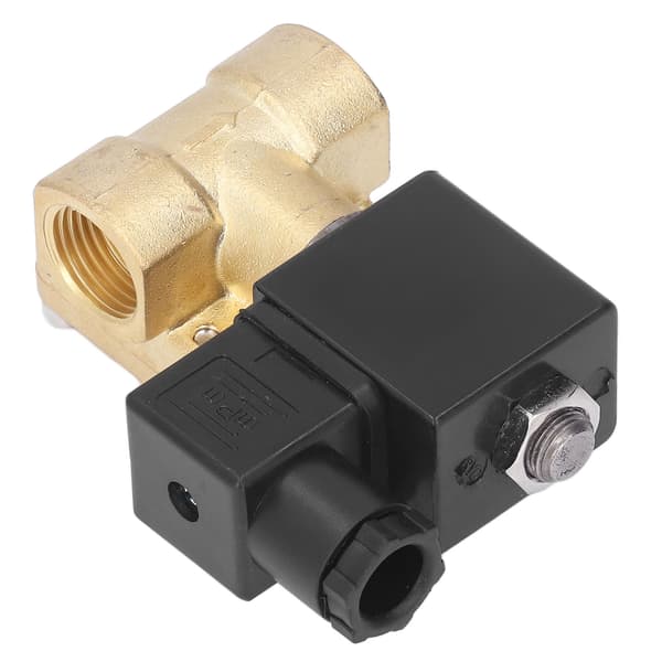 Högtrycks-magnetventil i mässing, 2-läges, 2-vägs, normalt stängd, pilotstyrd, G3/8 tum, AC110V