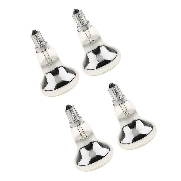 4-pack R50 SES E14 40W spotlightlampor för inomhus- och utomhusbelysning