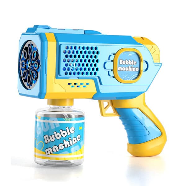 Bubble Machine for Kids Summer Toy Birthday Party Gift Blue blue