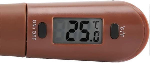 Digital Cooking Thermometer with Silicone Spatula, LCD Display for Candy and Chocolate Tempering