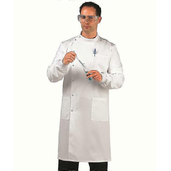 Unisex Voksen Howie Texpel Finish Laboratoriefrakk Hvit S White S