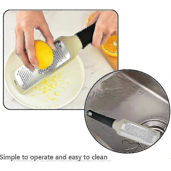 Cheese Slicer Multifunctional Ginger Stainless Steel Garlic Cutter for Vegetables Fruit Cheese Chocolate (2pcs) A szkydv[CO]