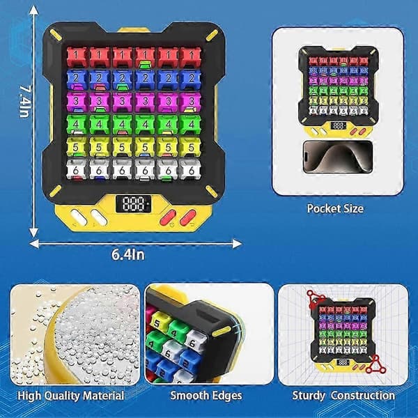 Smart Sudoku-puslespil, elektronisk hjernevrider med over 3500 udfordringer til børn