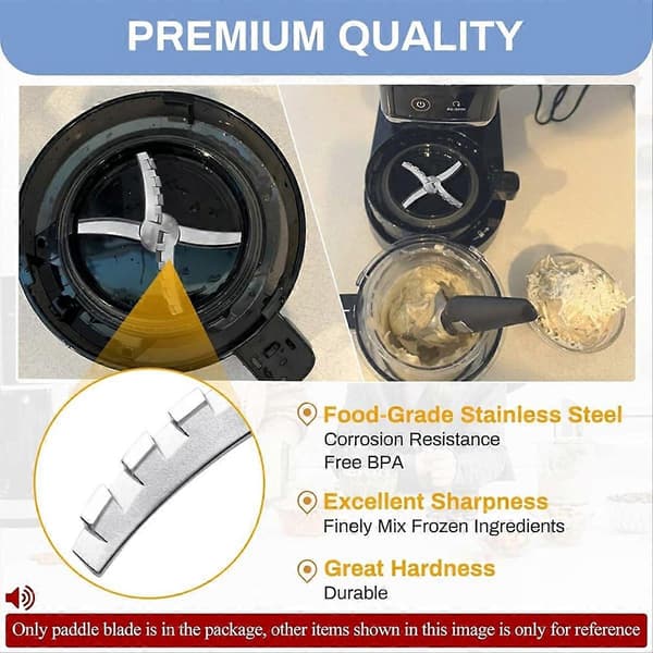 Replacement Paddle Blade for Ninja Creami NC501 CN501CO NC500C NC501C NC501H Ice Cream Makers