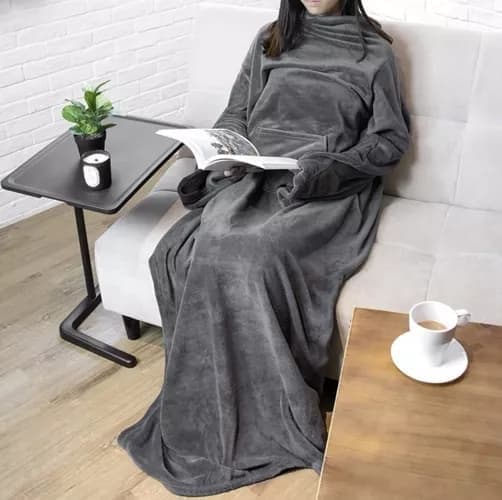 Snug Rug, Oversized Hættetrøje-tæppe, Fleece