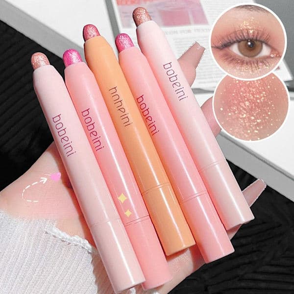 Glittrigt ögonskuggstift Långvarig ögonmakeup Z9u0 rosa 1 st pink 1pcs