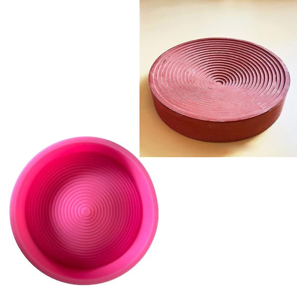 Super Bright Tea Table Silikonform Epoksyharpiks Coaster Fruktfat Matteform-fg