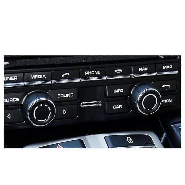 For -Porsche Coupe 911 718 918 Boxster Cayman Car Center Console Audio Volume Button Cover CD Control Switch