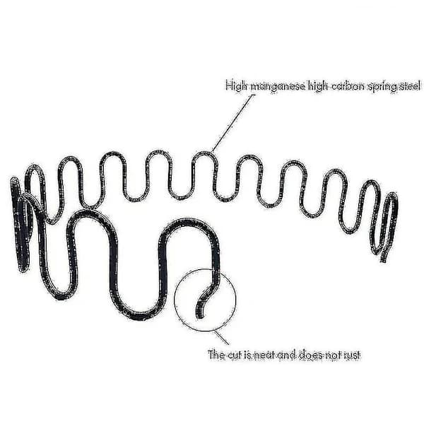Erstatningsfjærer for sofa og stol med klips, 40cm 45cm 50cm 55cm 60cm xhBY 50cm
