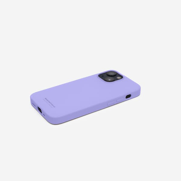 iPhone 12 mini/13 mini Silikonskal - Lavendel lila