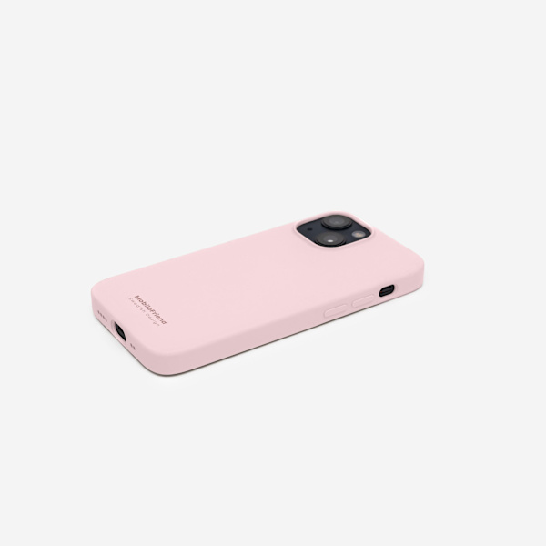 iPhone 12 mini/13 mini Silikonskal - Rosa rosa