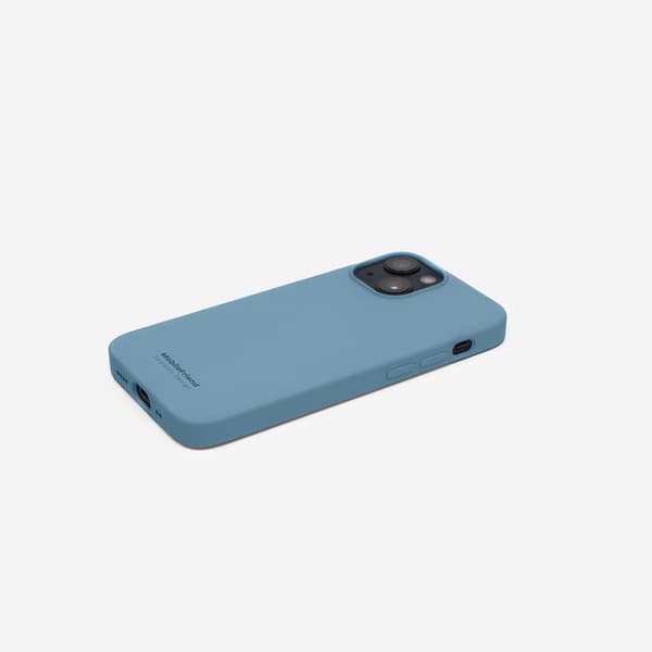 iPhone 12 mini/13 mini Silikonskal - Pacific Blue blå
