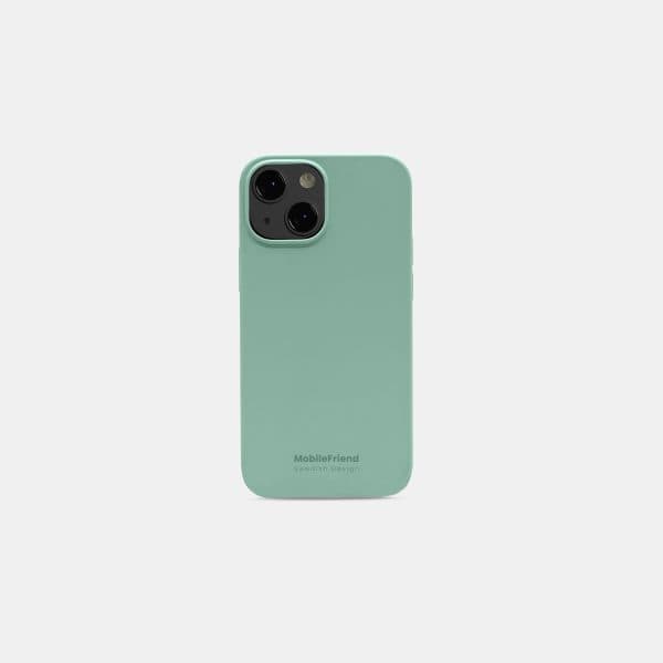 iPhone 12 mini/13 mini Silikonskal - Cozy Green grön