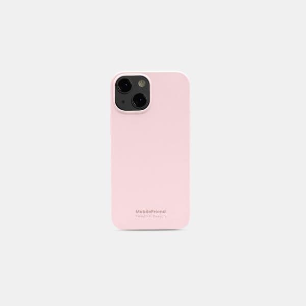 iPhone 12 mini/13 mini Silikonskal - Rosa rosa