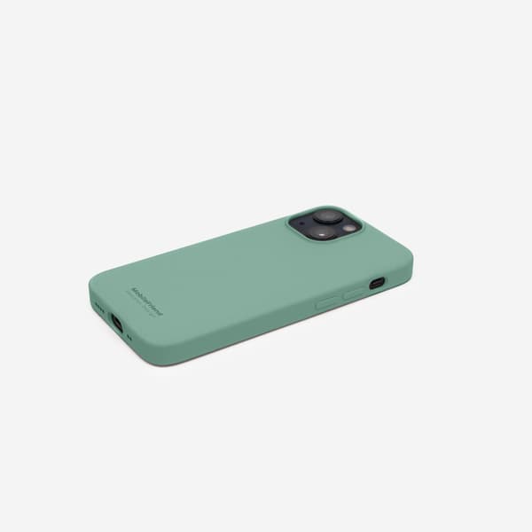 iPhone 12 mini/13 mini Silikonskal - Cozy Green grön