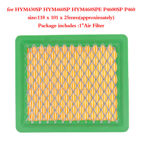 Hyundai gressklipper luftfilter HYM430SP HYM460SP HYM460SPE P4600S