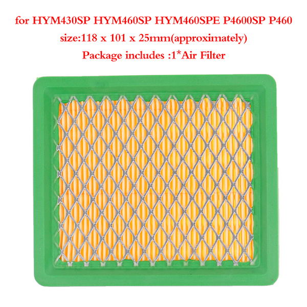 Hyundai plæneklipper luftfilter HYM430SP HYM460SP HYM460SPE P4600S