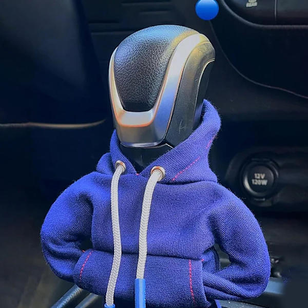 Rolig Gear Shift Knop Hoodie Sweatshirt Tröja Design Car Gear Orange