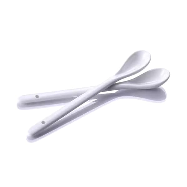 5 st porslinsskedar Mini kök keramiska te kaffe socker des 5PCS