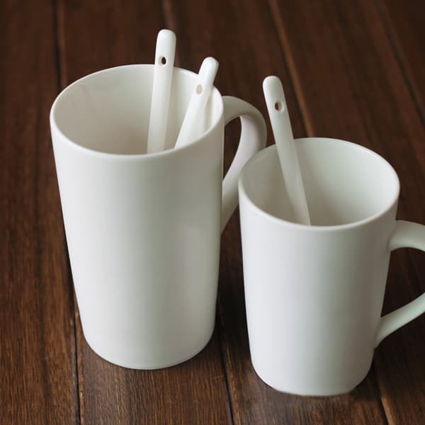 5 st porslinsskedar Mini kök keramiska te kaffe socker des 5PCS