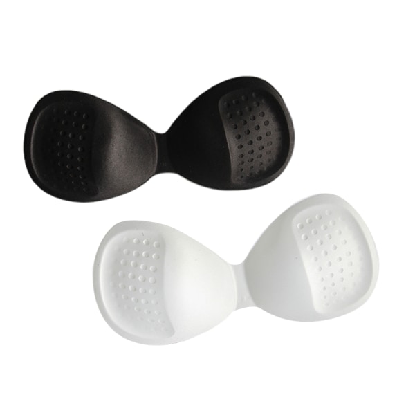 1x Naisten kesäuimapuku pehmuste Insert Sponge Foam Bra Pads Ch Black