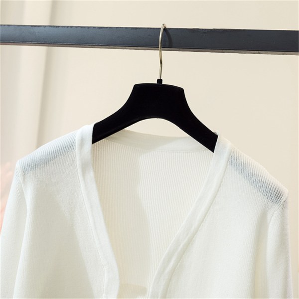 Naisten olkapäitä kohauttavat Solid Elegantti Hengittävät vapaa-ajan neuletakit n Style Black One size
