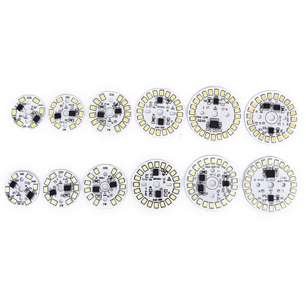 LED-polttimolamppu SMD-levyn pyöreä moduuli valonlähdelevy 9w white
