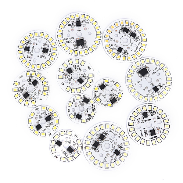 LED-lampa Patch Lamp SMD Plate Circular Module Light Source Plat 3w white