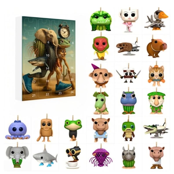 Italialainen Brainrot Tung Sahur -hahmo Blind Box Tralalero -hahmot A3