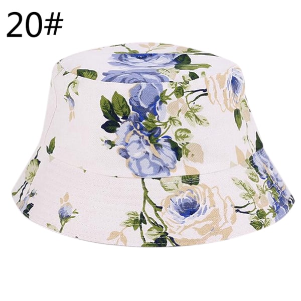 Ny unisex män kvinnor Boonie Jakt Fiske Utomhus Cap Blommig