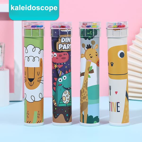 DIY Kaleidoskop Materialsett Vitenskapelig Eksperiment Utdanning 1Pc Random