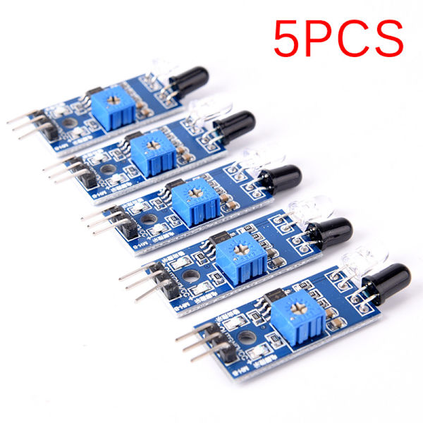 5 STK IR infrarød obstacle Avoidance Sensor Module til Arduino S