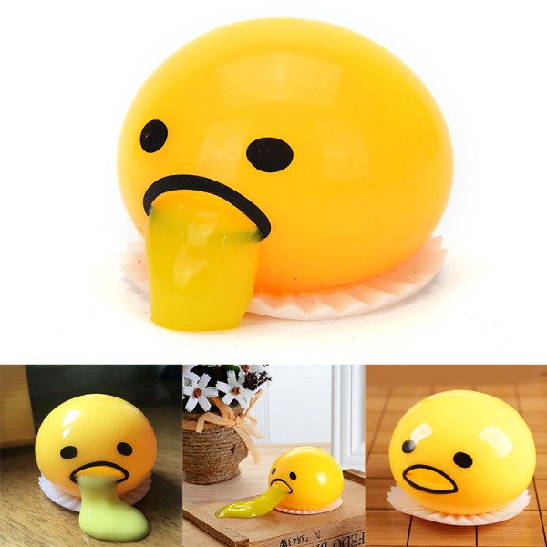 Mote Gul Oppkast Suger Lazy Egg Vent